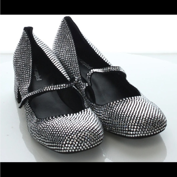 Jeffrey Campbell Rhinestone Regal Mary Jane Pumps - Picture 6 of 7
